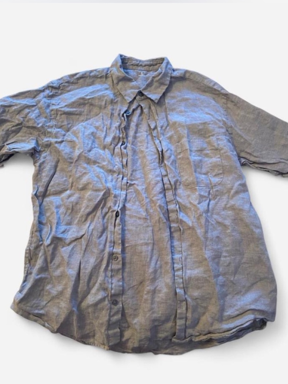 Grey linen t shirt